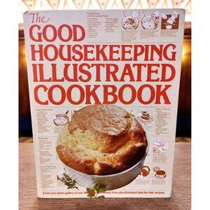 The Good Housekeeping Illustrated Cookbook 1980 Hard Cover Cook Book CLEAN